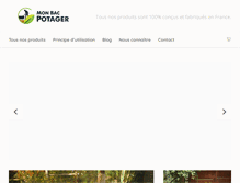 Tablet Screenshot of mon-bac-potager.com